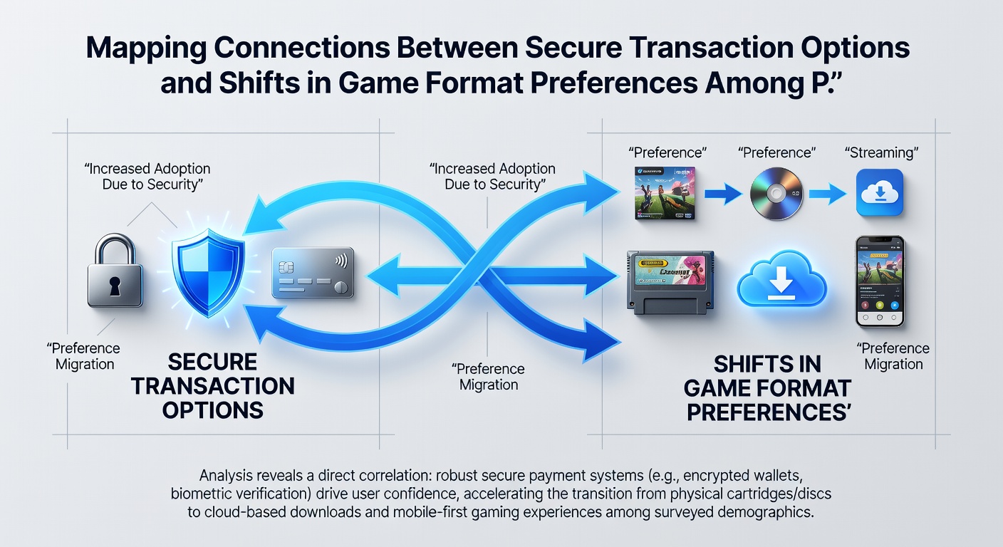 Analysis of transaction security influencing mobile game format choices on portable devices